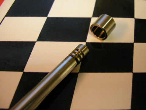 Lash caps for 7mm ventilstamme. 2.5mm tykkelse. 3mm lang krage.