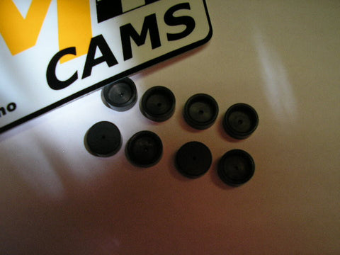 Lash caps for 8.7mm ventilstamme. 2mm tykkelse. 3.3mm lang krage